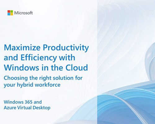 Maximaliseer productiviteit en efficiëntie met Windows in de cloud